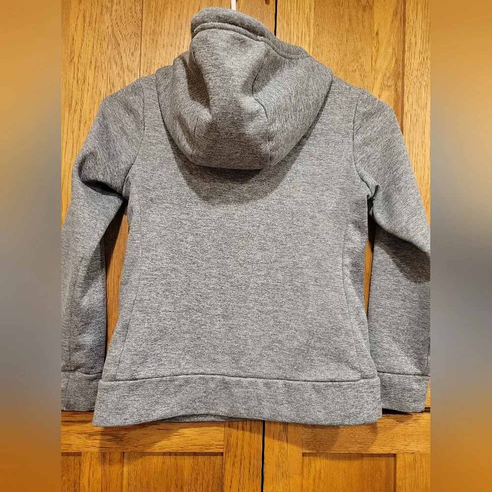 Girls Nike Dri-fit Gray And Teal Hoodie   Size Small 7/8